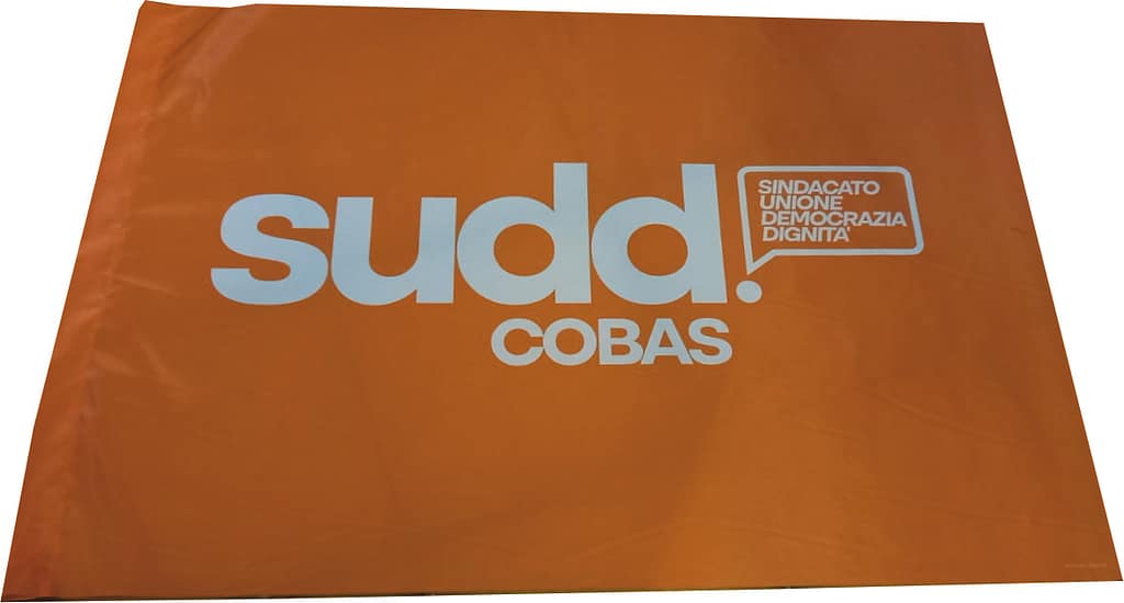 bandiera per sindacato personalizzata sudd cobas bandiera per sindacato sudd cobas