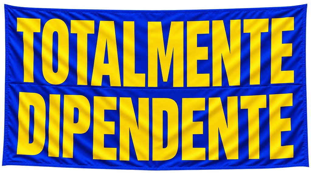 Stendardo Totalmente Dipendente Personalizzata Stendardo Totalmente Dipendente