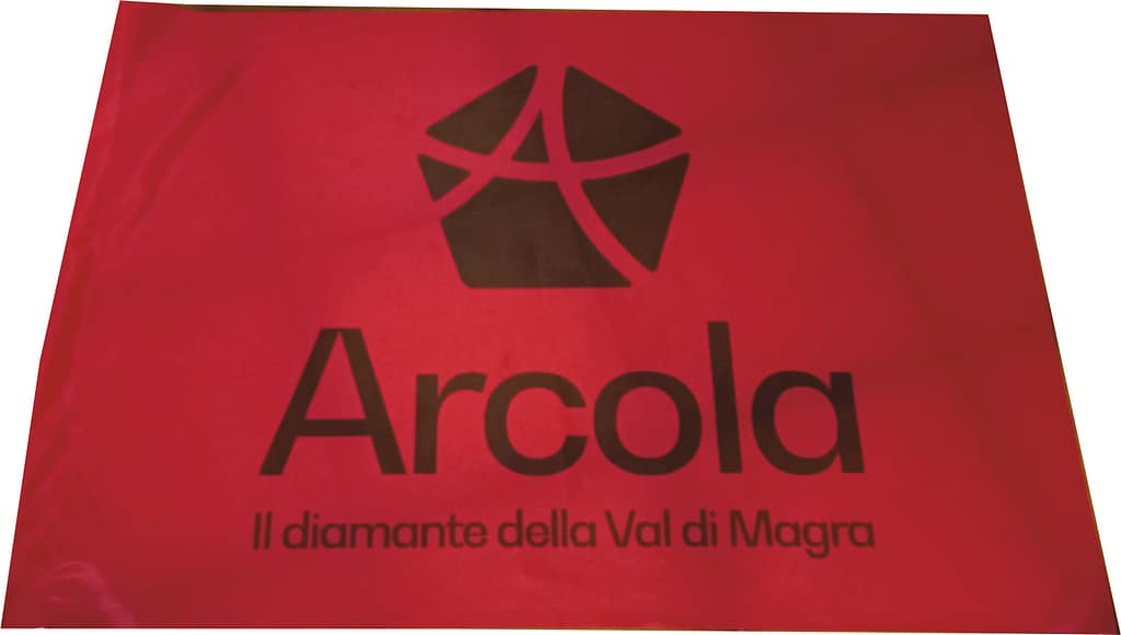 Bandiera da esterno Arcola colore Rosso Bandiera da esterno Arcola