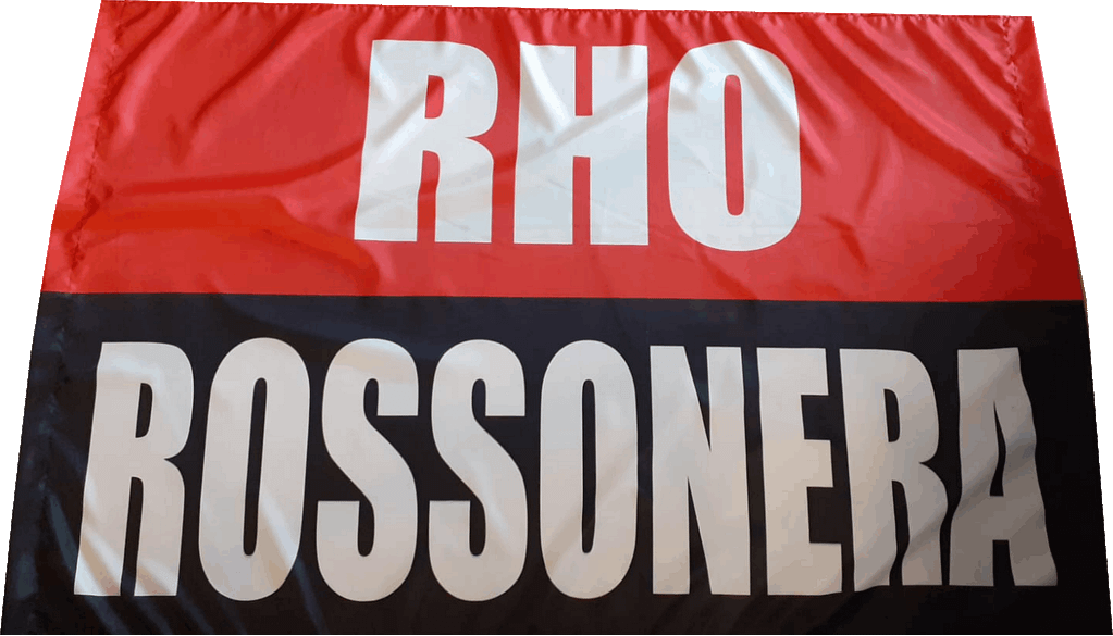stendardo a 2 aste Rho Rossonera stendardo a 2 aste Rho Rossonera