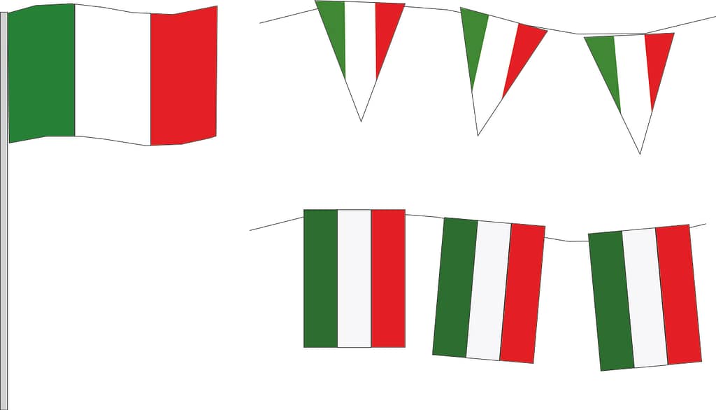 bandierine italiane in carta personalizzate bandierine italiane in carta
