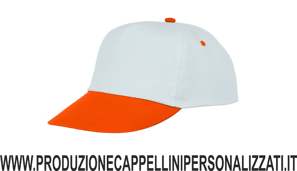 cappellini baseball bicolore bianco arancio cappellini baseball bicolore bianco arancio