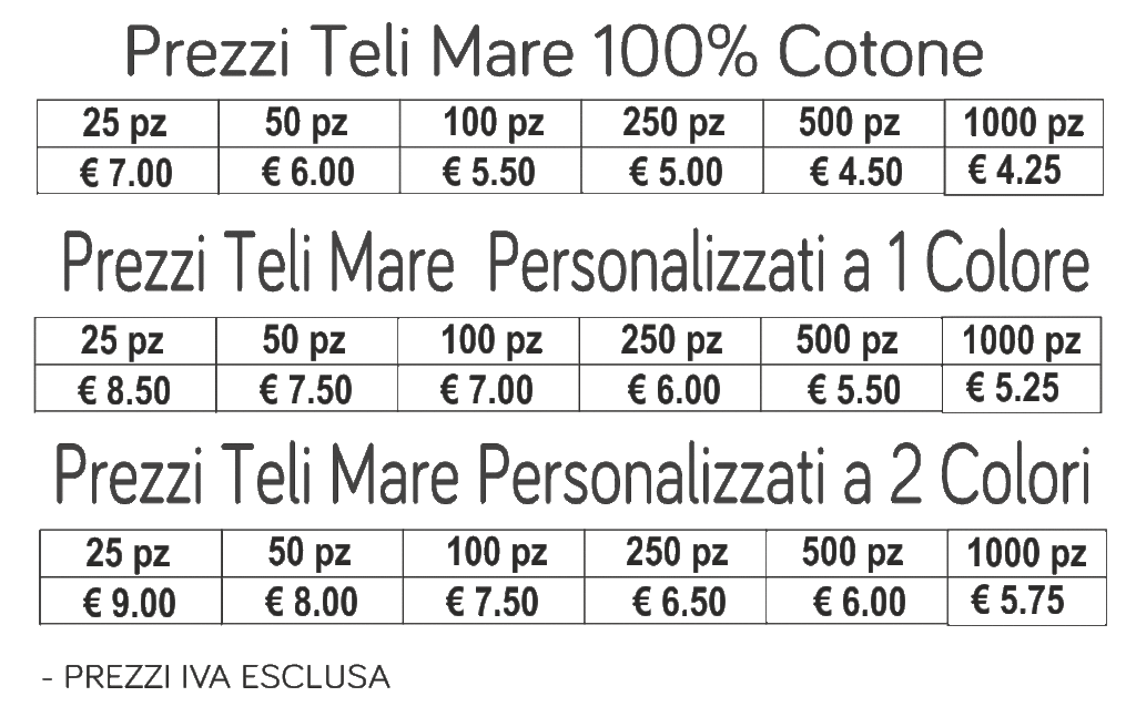 prezzi teli mare 100% cotone prezzi teli mare 100% cotone