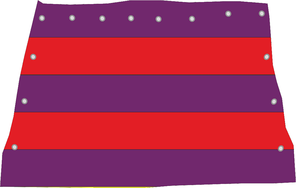 bandieroni copricurva economici colori viola e rosso bandieroni copricurva economici viola rosso