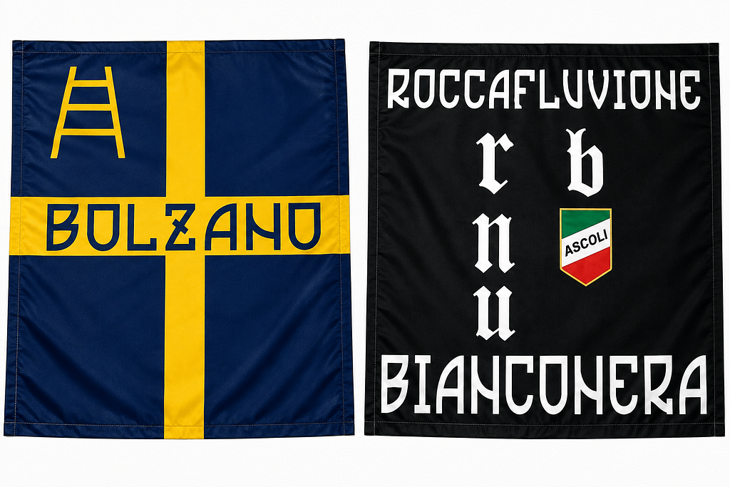 Stendardi da Stadio Verona e Ascoli Personalizzati Stendardi da Stadio Verona e Ascoli