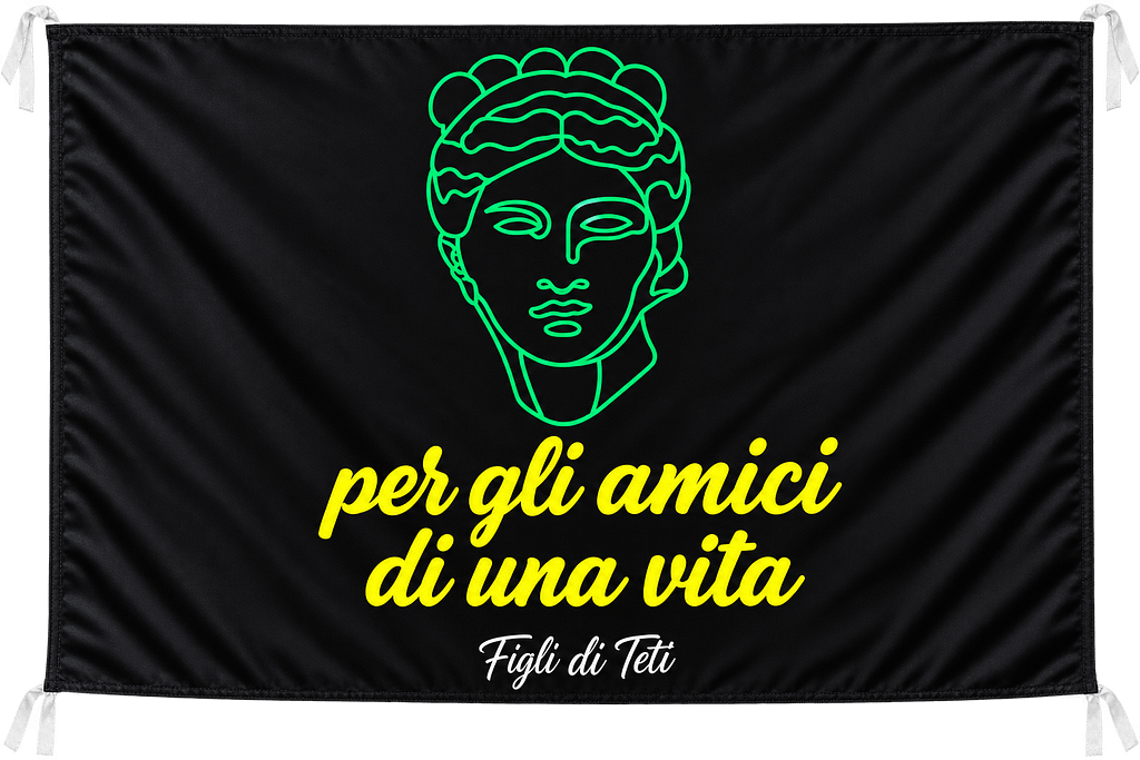 Stendardo Ultras Figli di Teti Personalizzato Stendardo Ultras Figli di Teti