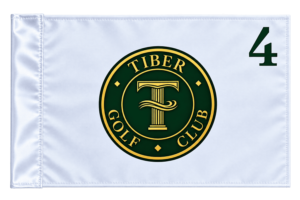 Bandiera per Campi da Golf Tiber Personalizzata Bandiera per Campi da Golf Tiber