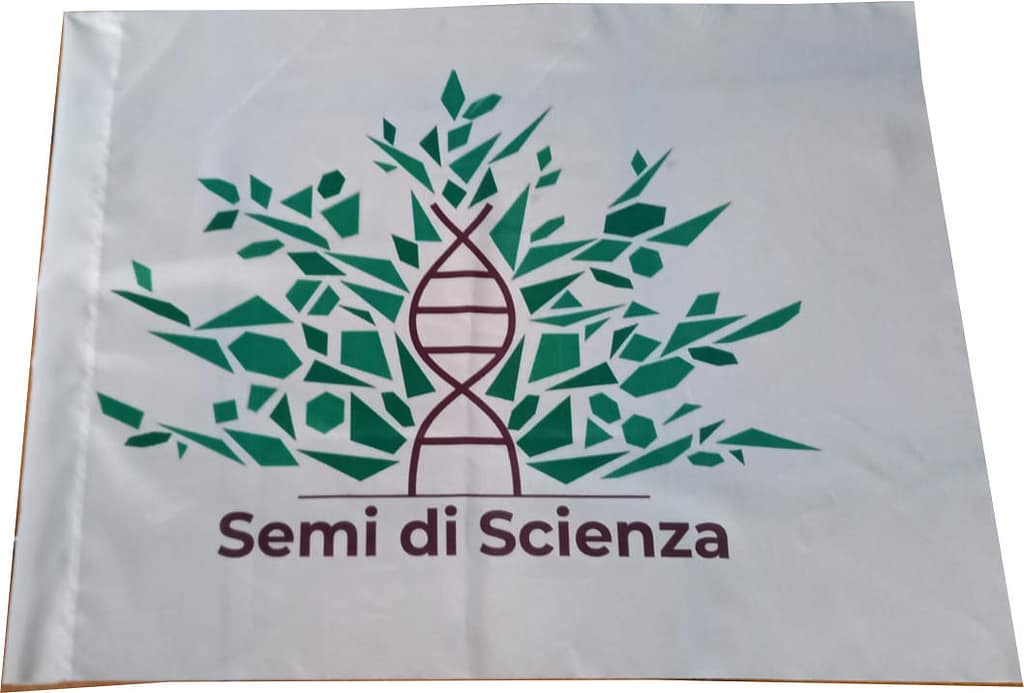Bandiera Pubblicitaria da Esterno il Seme della Scienza Personalizzata Bandiera Pubblicitaria da Esterno il Seme della Scienza