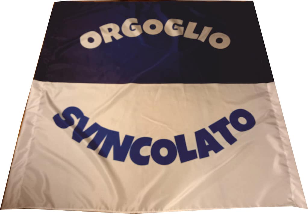 stendardo a due aste Svincolati Milazzo personalizzato stendardo a due aste Svincolati Milazzo