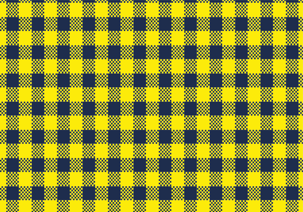 BANDIERE per tifoserie in pronta consegna con trama scozzese gialloblu BANDIERE per tifoserie in pronta consegna scozzese gialloblu