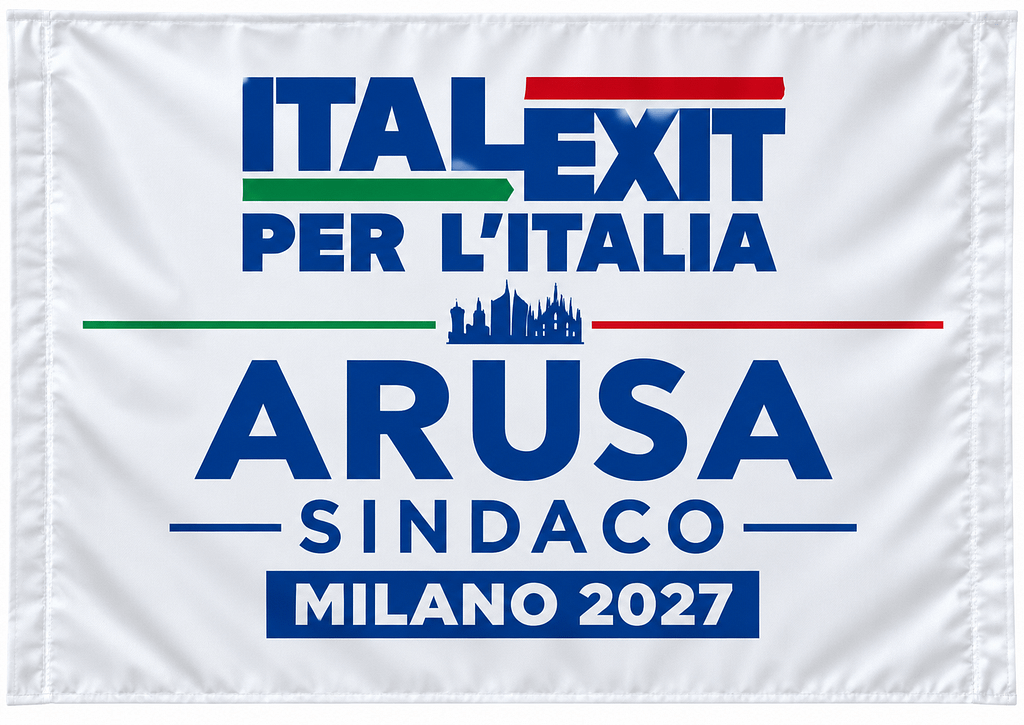 Bandiera Arusa Sindaco personalizzata Bandiera Arusa Sindaco