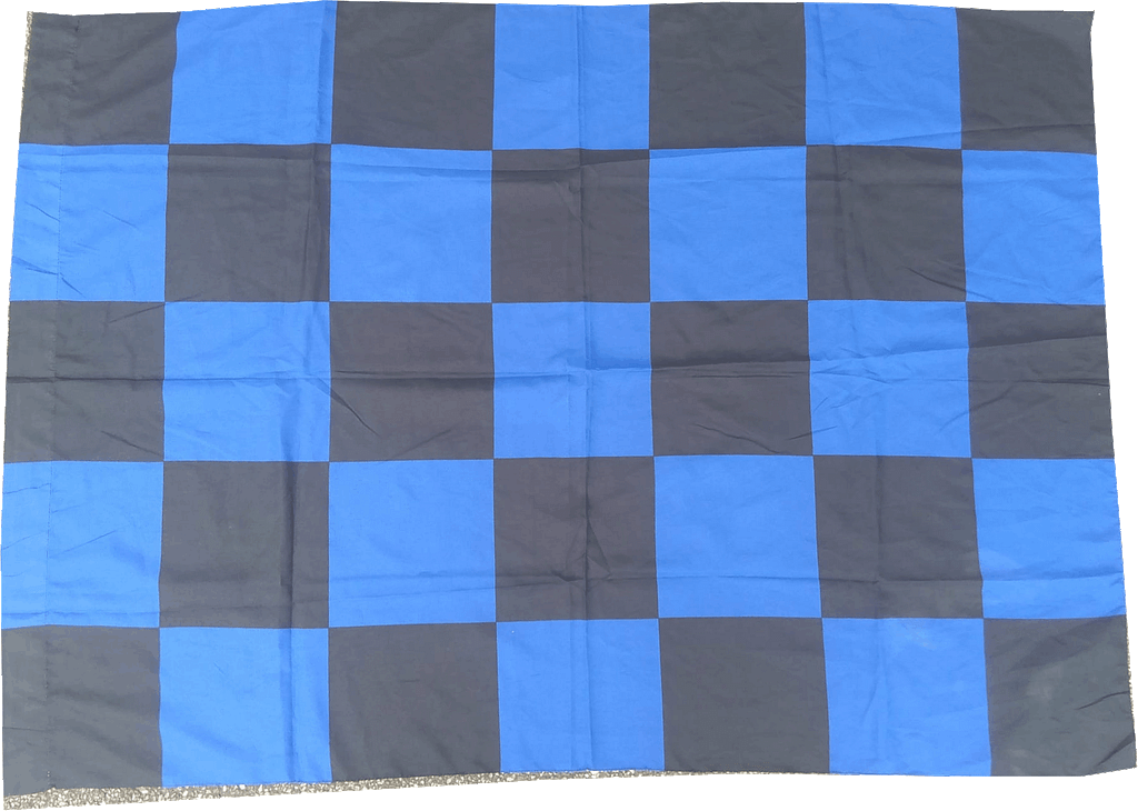 BANDIERE per tifoserie in pronta consegna Multi scacchi nerazzurri Bandiere per tifoserie in pronta consegna scacchi nerazzurri