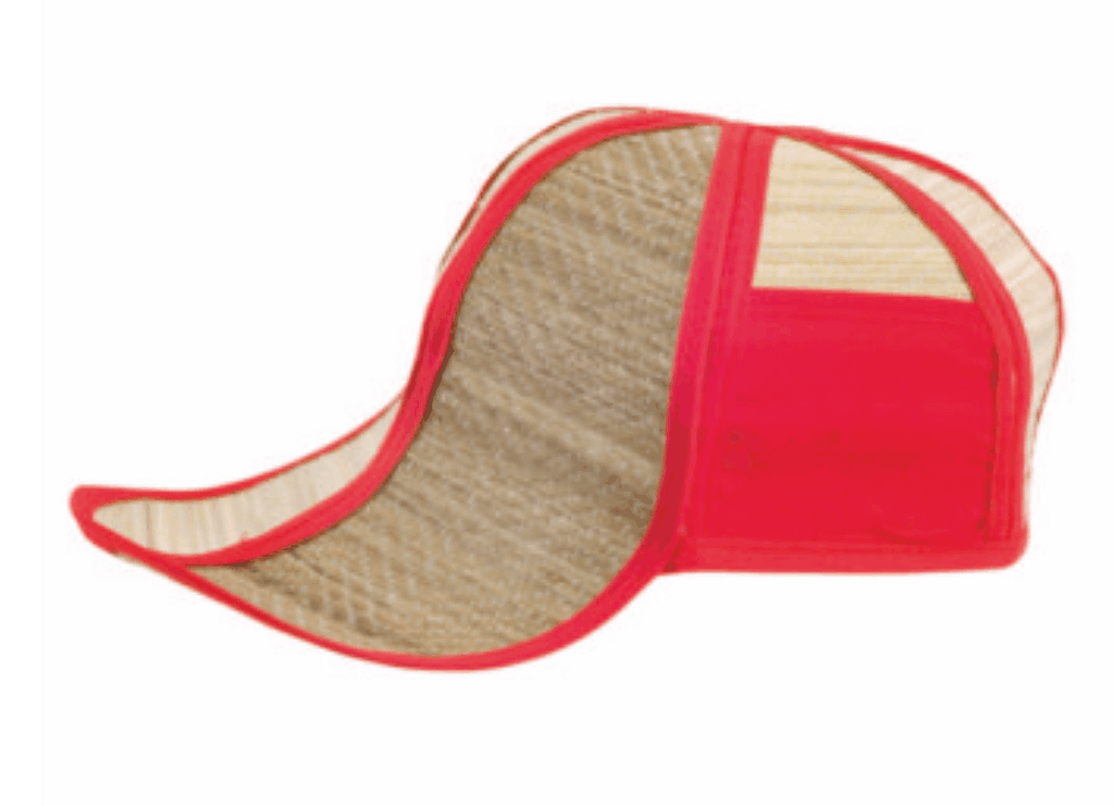 cappello con visiera rosso cappello con visiera rosso