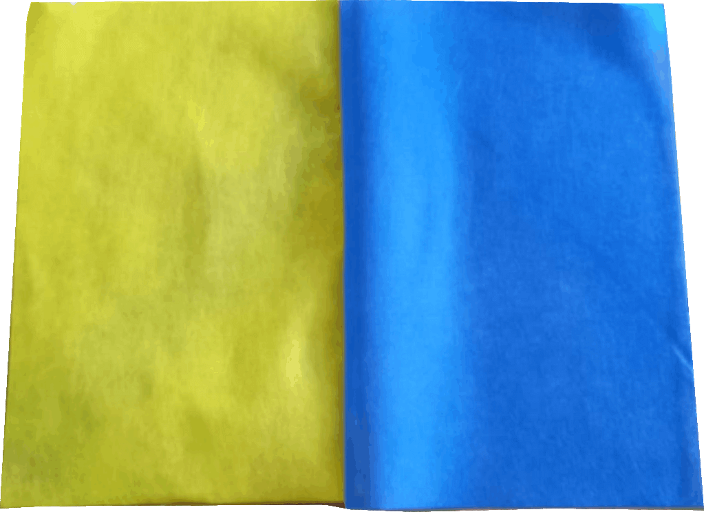 cartoncini per coreografie IGNIFUGHI bicolore giallo azzurro cartoncini per coreografie IGNIFUGHI giallo azzurro