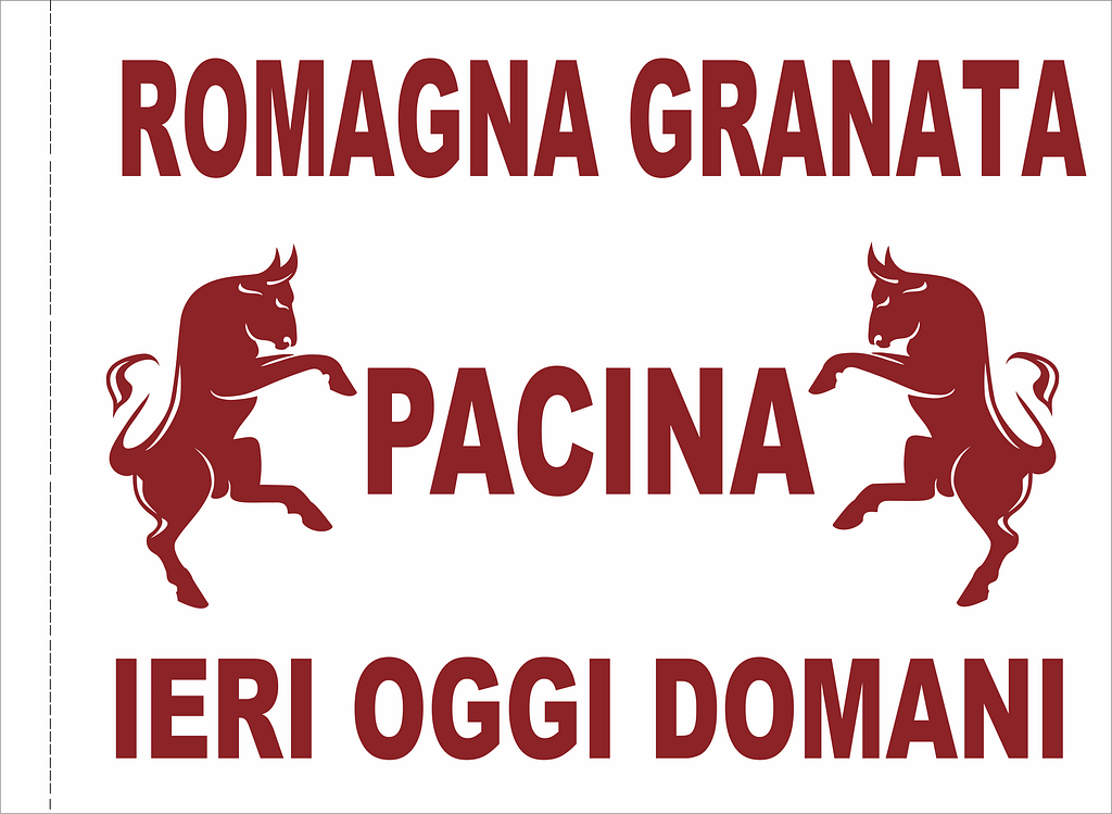 bandierone romagna granata bandierone romagna granata