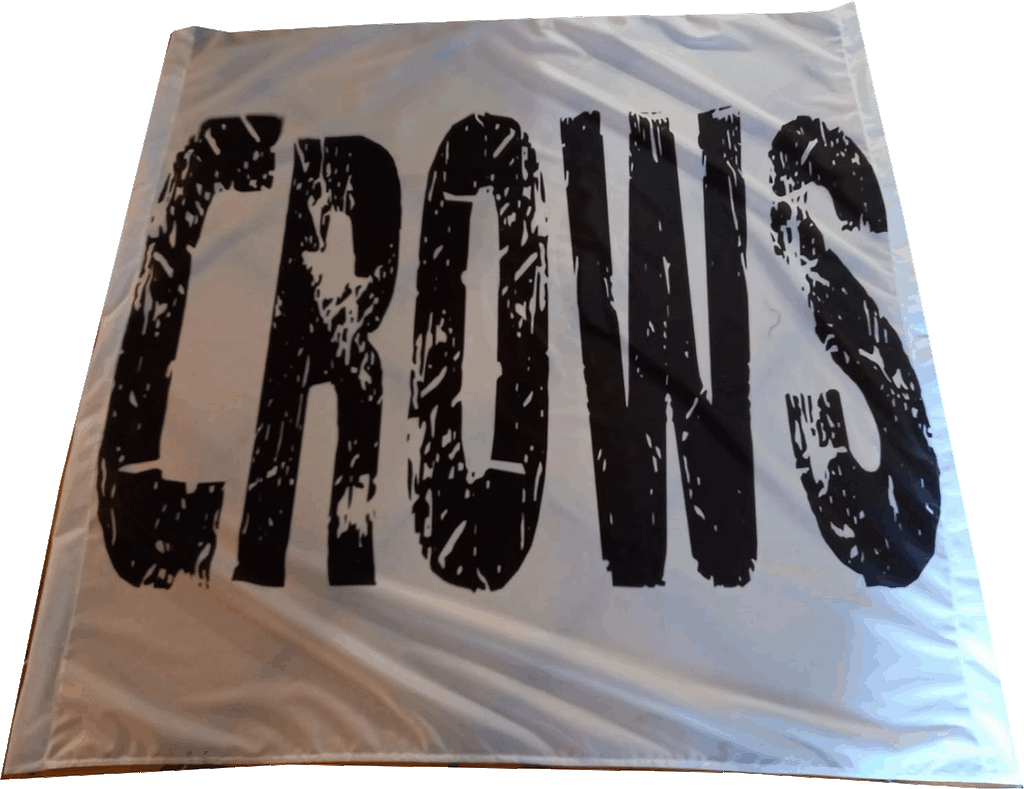 bandiera a 2 aste crows bandiera a 2 aste crows