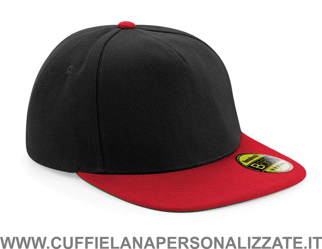 berretto snapbalck rosso nero berretto snapbalck rosso nero