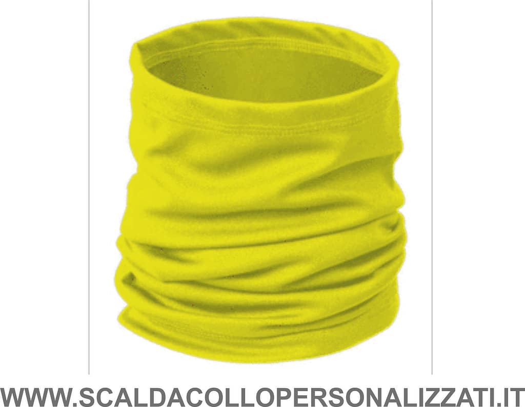 scaldacollo giallo traforato scaldacollo giallo traforato