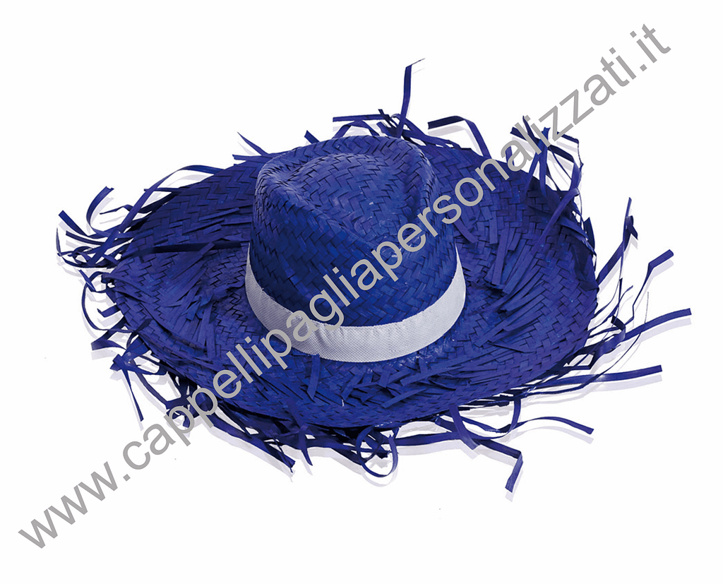 cappelli sfrangiati blu cappelli sfrangiati blu