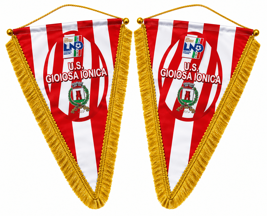 Gagliardetti standard bifacciali gioiosa jonica personalizzati Gagliardetti standard bifacciali gioiosa jonica