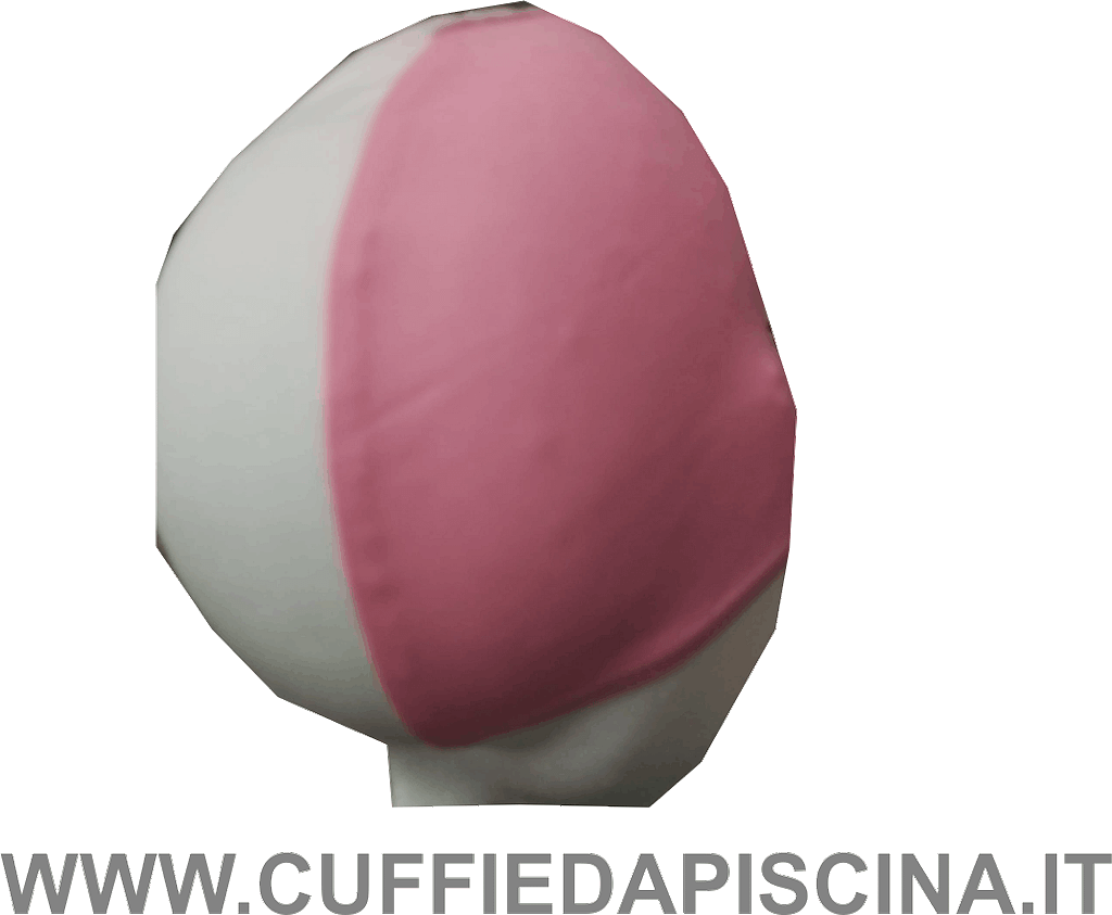 cuffia bianco rosa laterale cuffia bianco rosa laterale