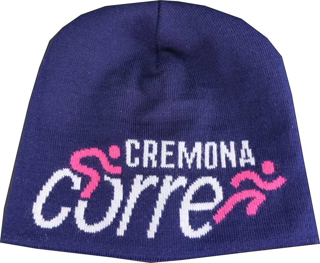 Cuffie jacquard senza risvolto personalizzate cremona corre Cuffie jacquard senza risvolto cremona corre