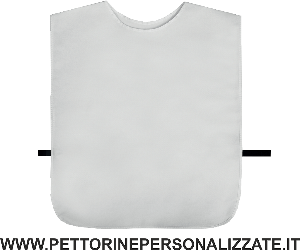 pettorine con chiusura in velcro di colore bianco pettorine con chiusura in velcro bianco