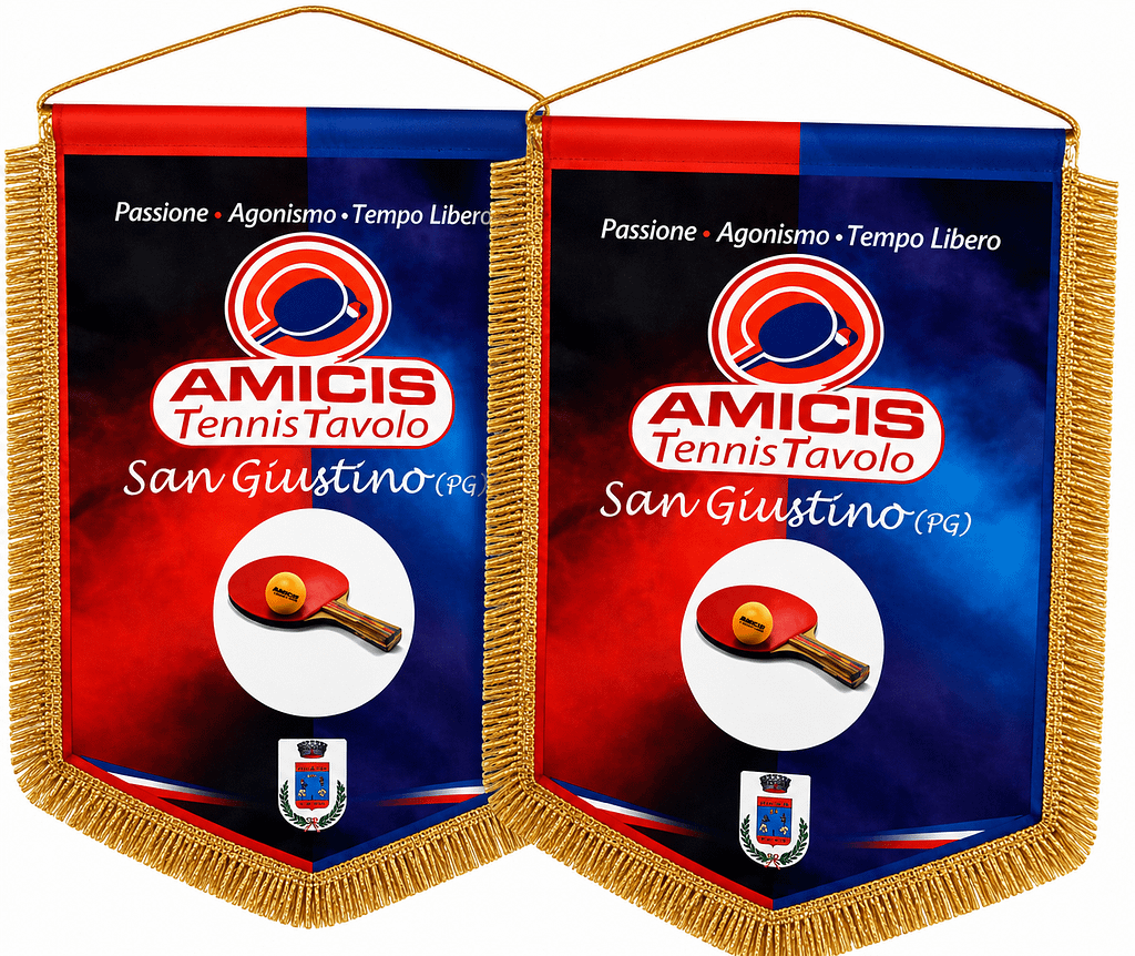 Gagliardetti Standard Bifacciali San Giustiino Personalizzati Gagliardetti Standard Bifacciali San Giustiino