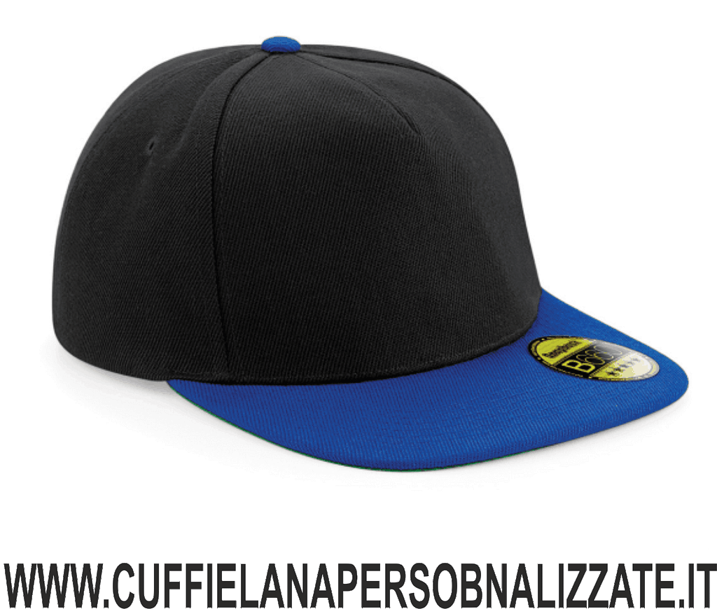 berretto snapback nero azzurro berretto snapback nero azzurro
