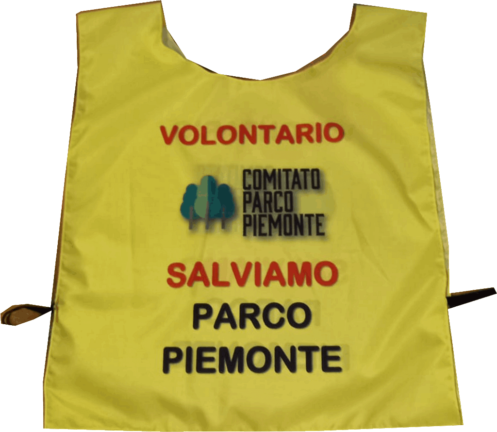 pettorina salviamo il Parco Piemonte pettorina salviamo il Parco Piemonte