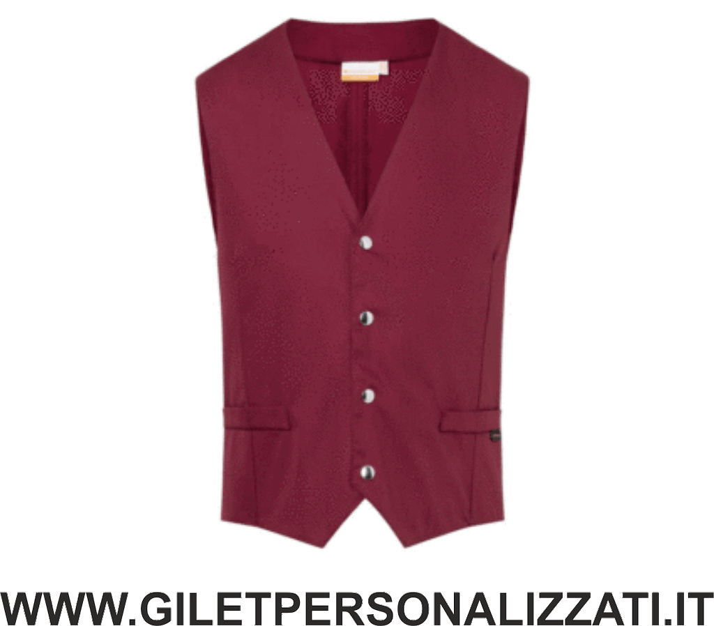 gilet da barista colore Bordeaux gilet da barista colore Bordeaux