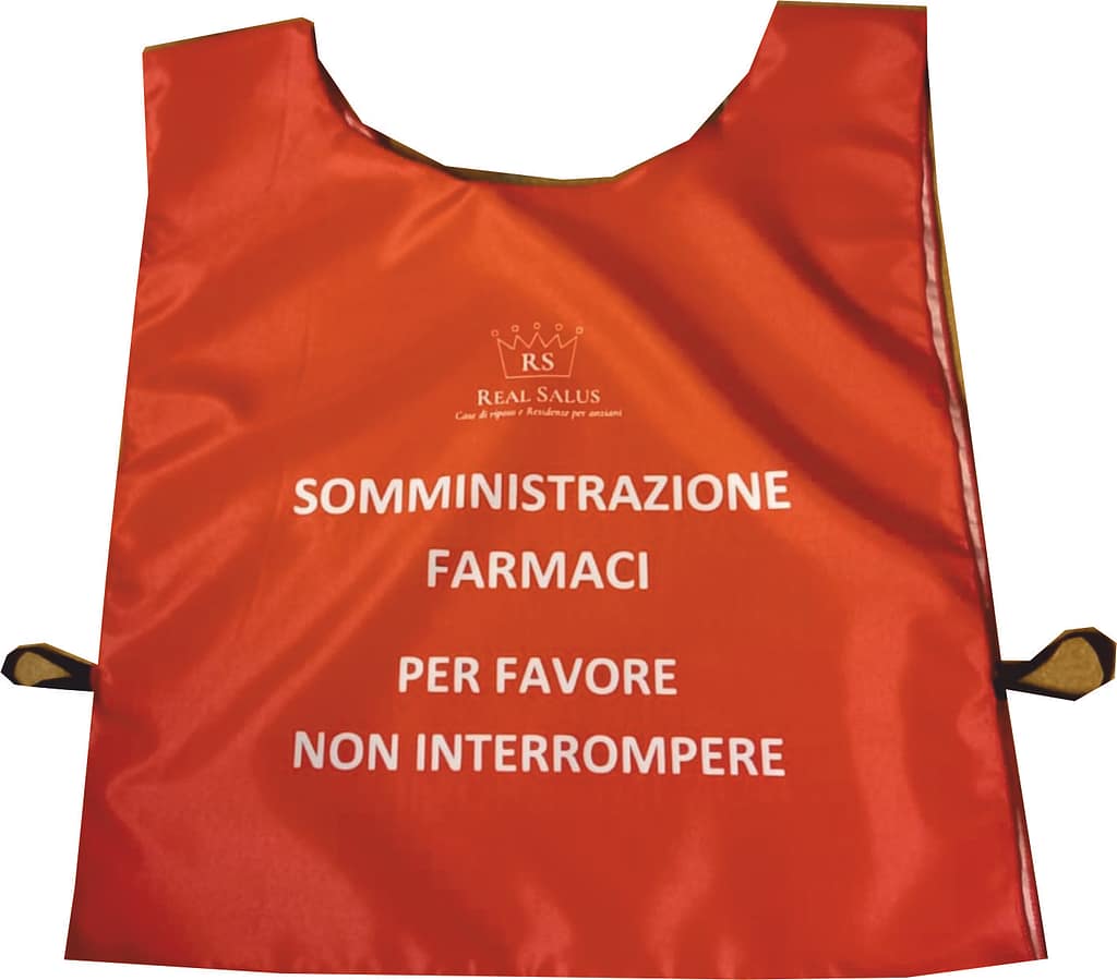 pettorina casa di Cura San Petronio personalizzata pettorina casa di Cura San Petronio
