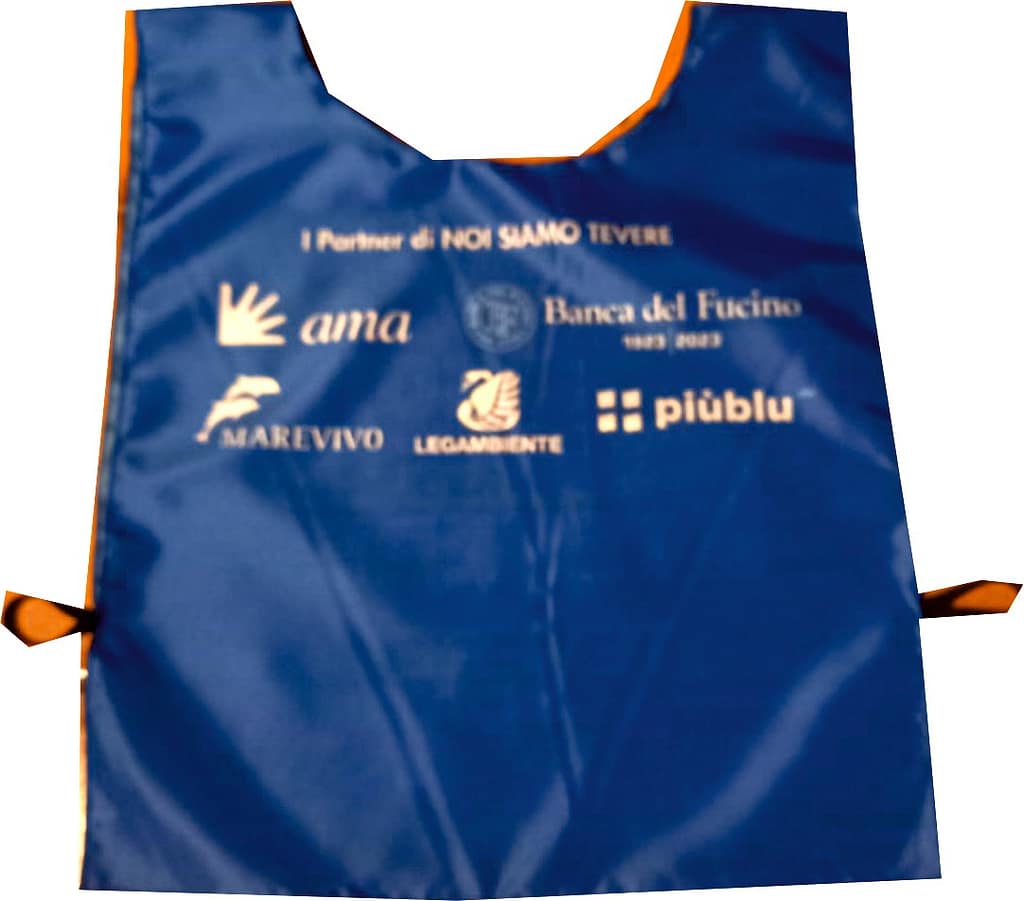 Pettorina per Pulizie noi siamo Tevere personalizzate Pettorina per Pulizie noi siamo Tevere