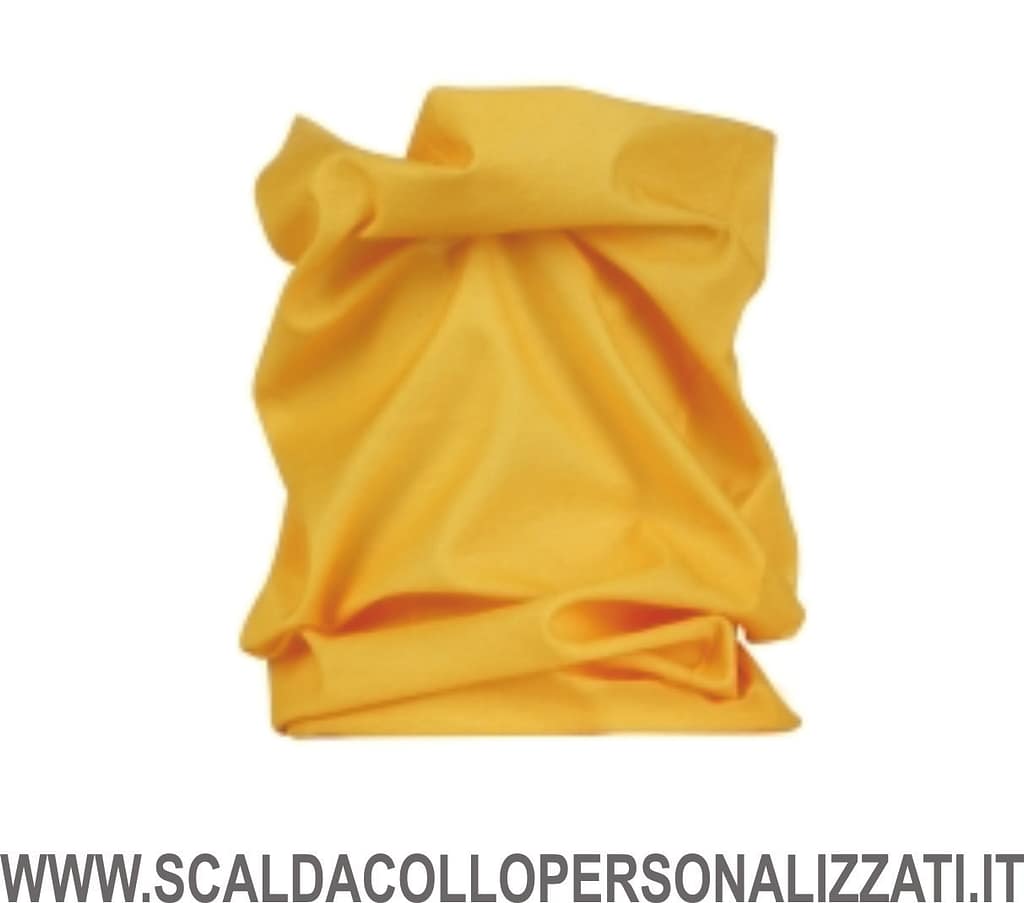 collo tubolare giallo senza cuciture collo tubolare giallo