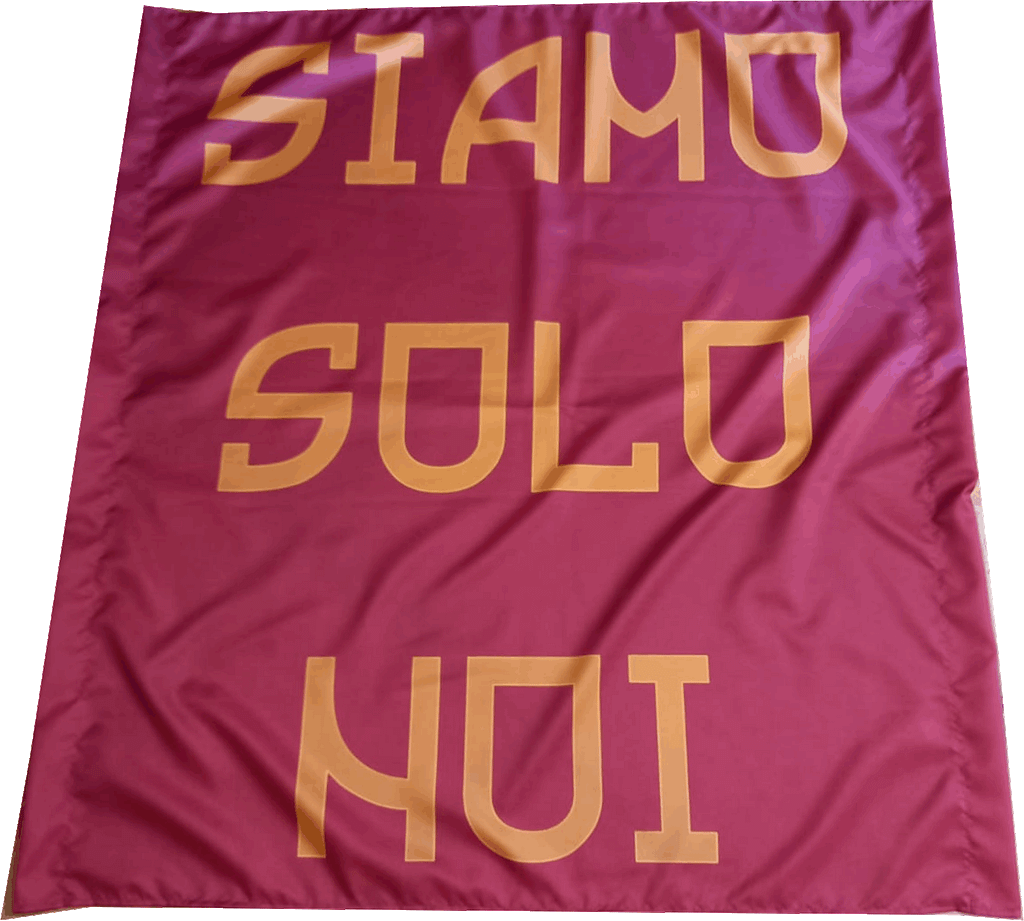 stendardo a 2 aste Roma stendardo a 2 aste Roma