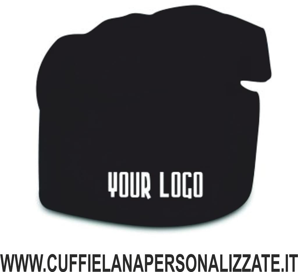 Berretti jersey personalizzati senza cuciture Berretti jersey personalizzati neri