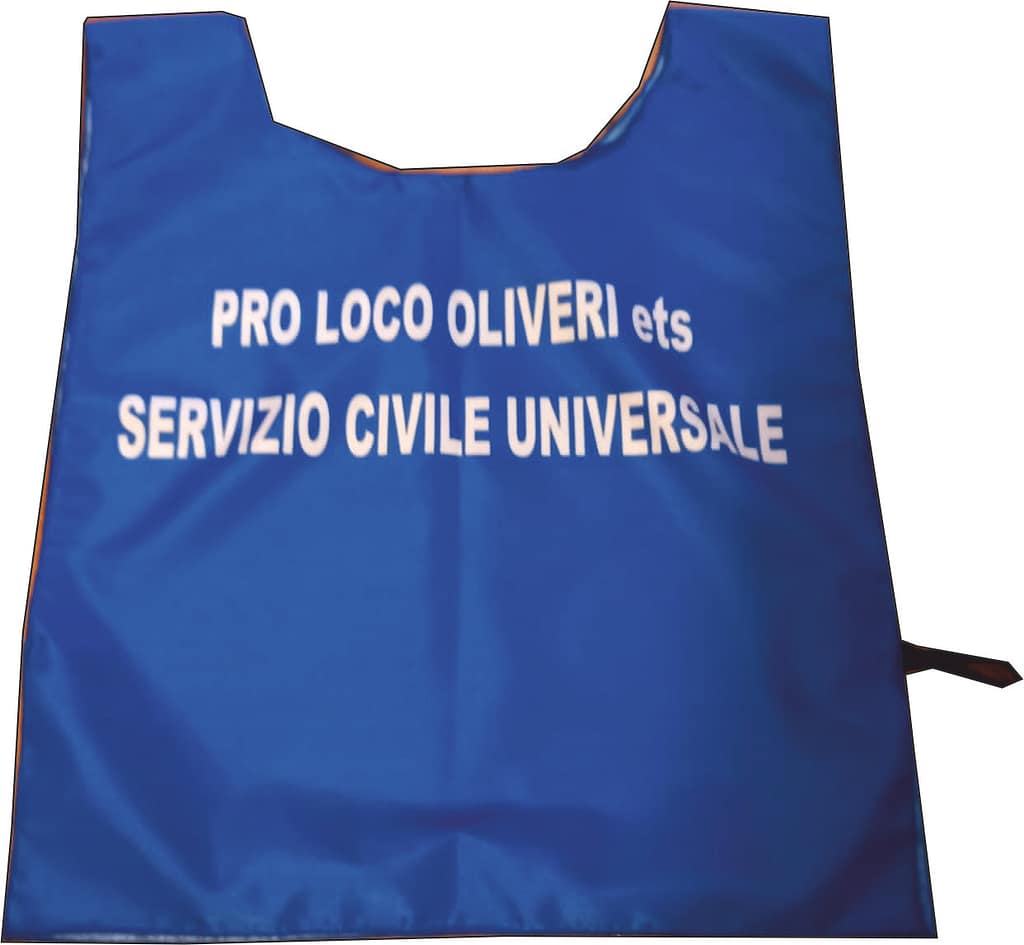 Pettorina per Spesa Pro Loco Oliveri personalizzata Pettorina per Spesa Pro Loco Oliveri