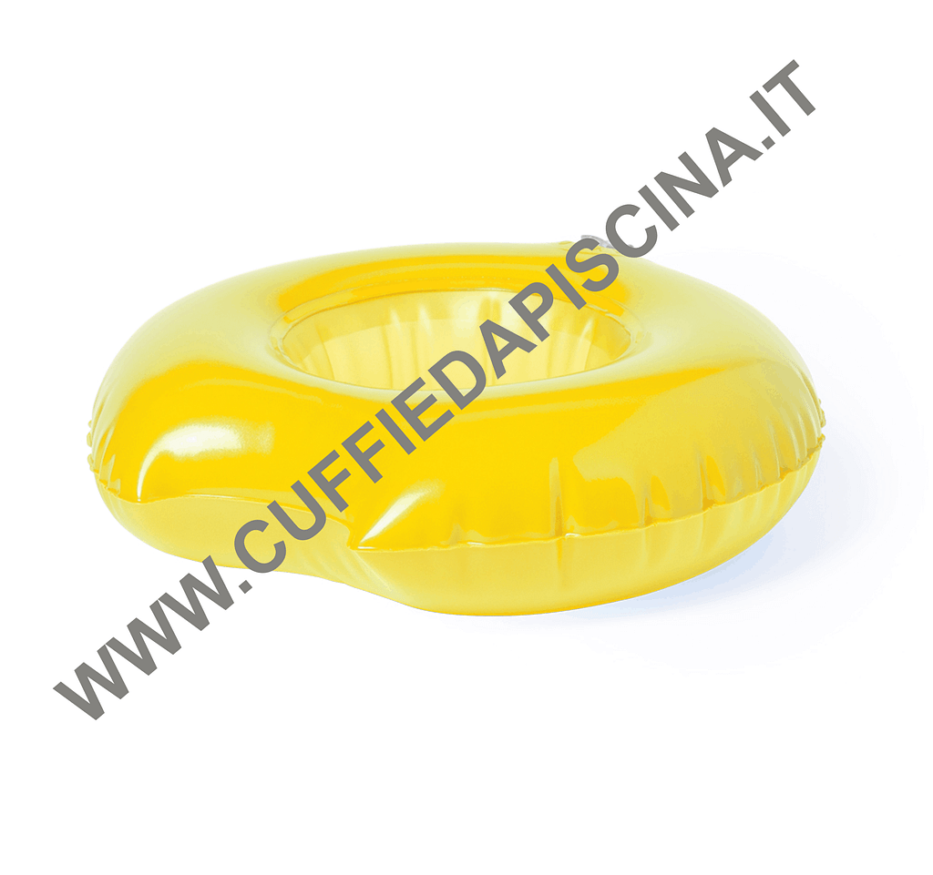 porta bibite gonfiabili piscina galleggianti gialli porta bibite gonfiabili piscina gialli