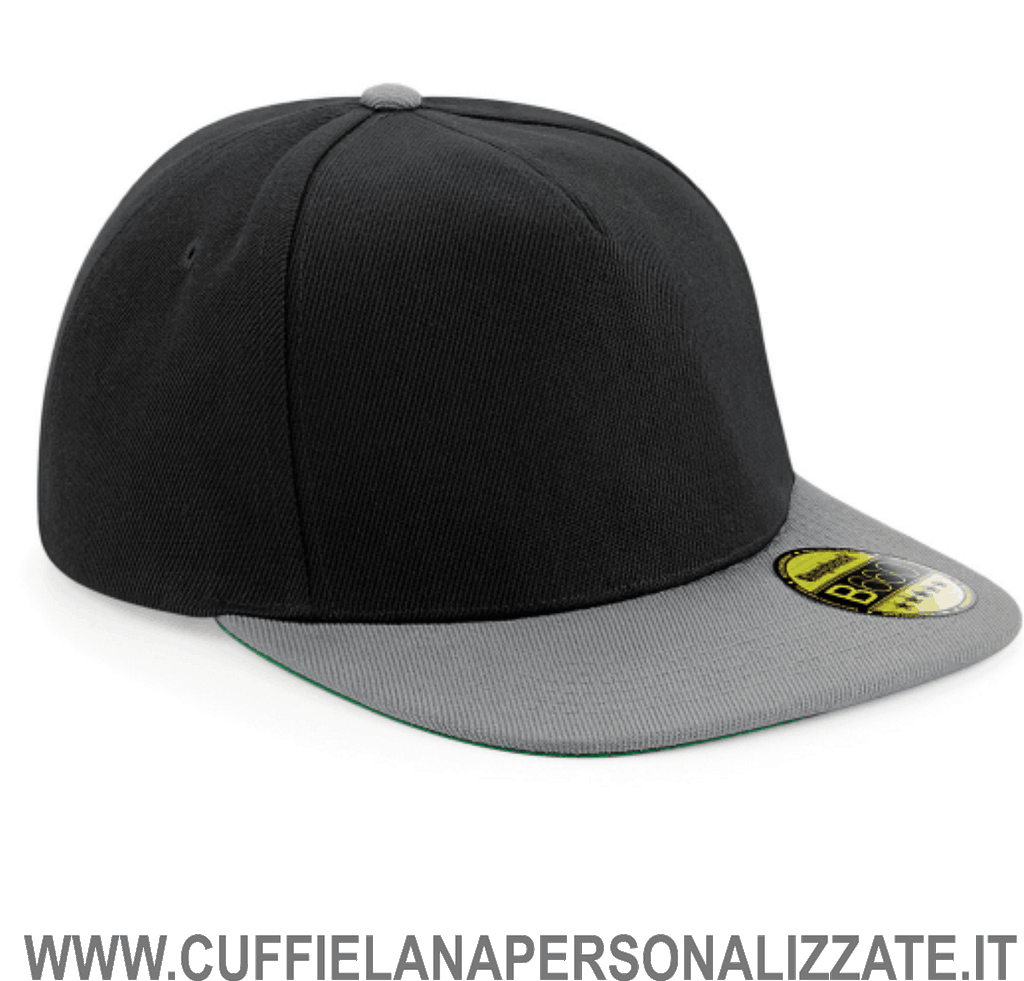 snapback grigio Nero snapback grigio Nero