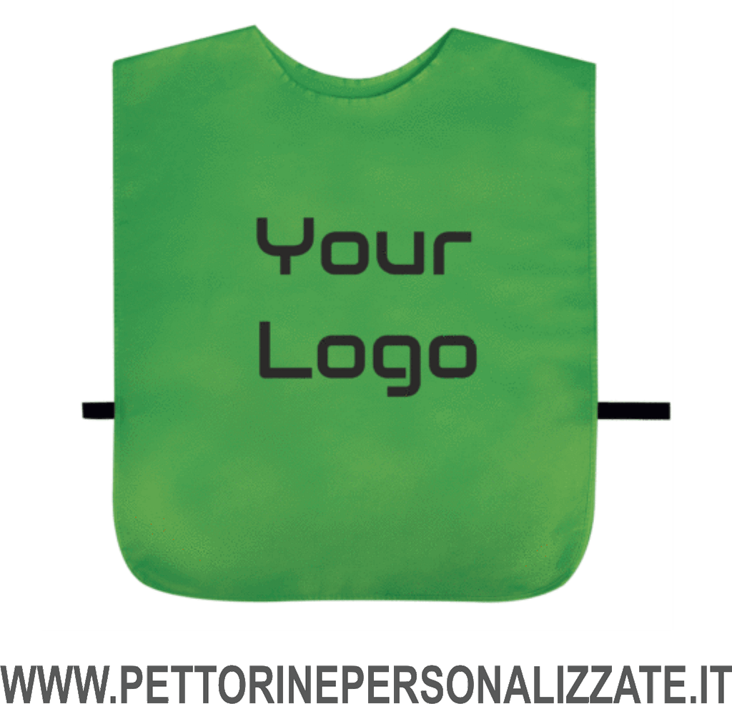 pettorina verde con velcro pettorina verde con velcro