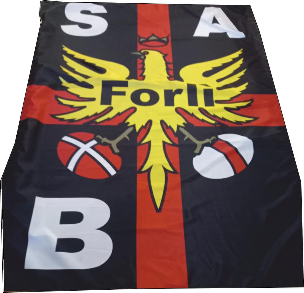 Stendardo Ignifugo SAB Forlì personalizzato Stendardo Ignifugo SAB Forlì