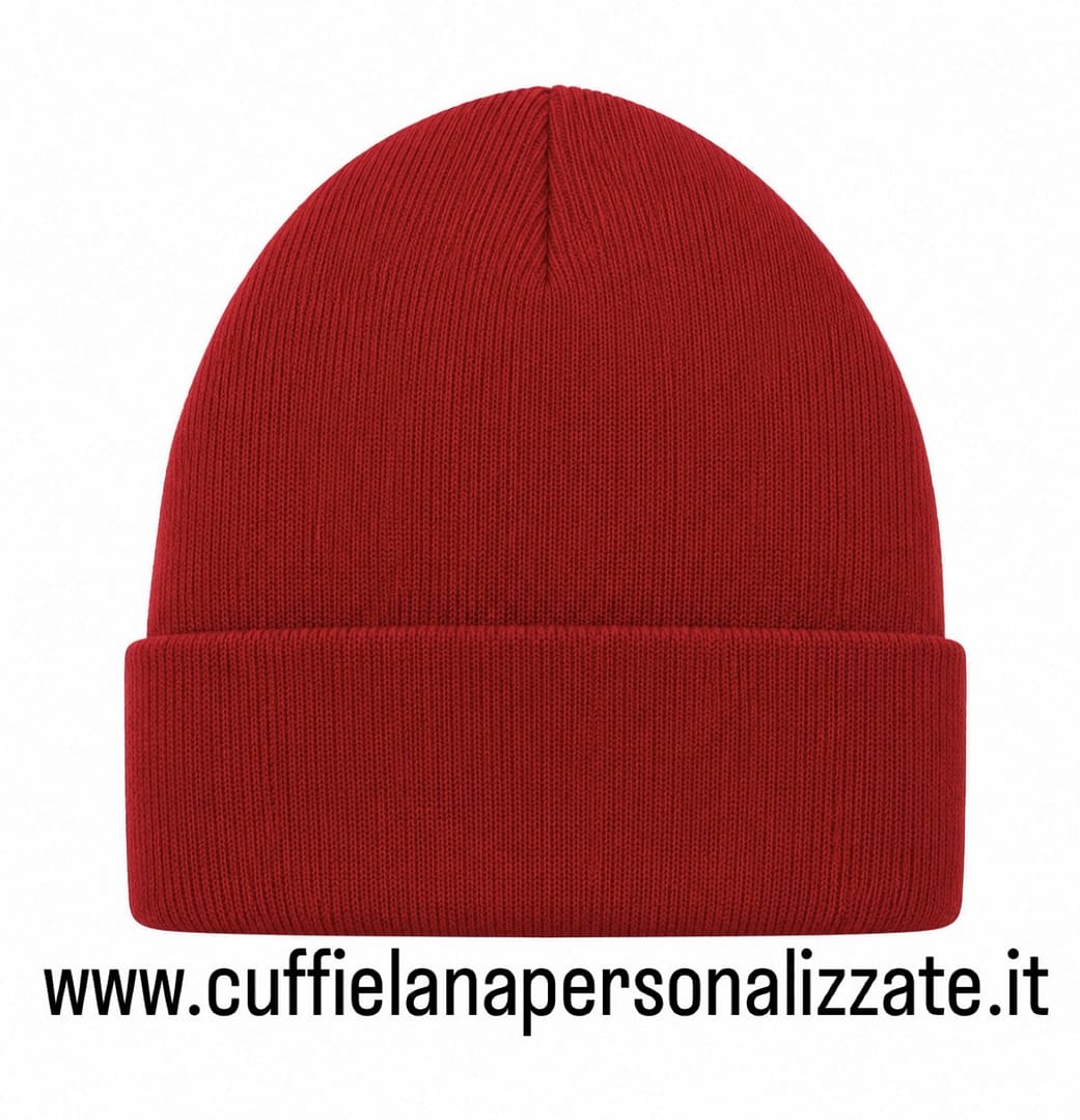 Berretta tinta unita bianca economica burgundy Berretta tinta unita burgundy