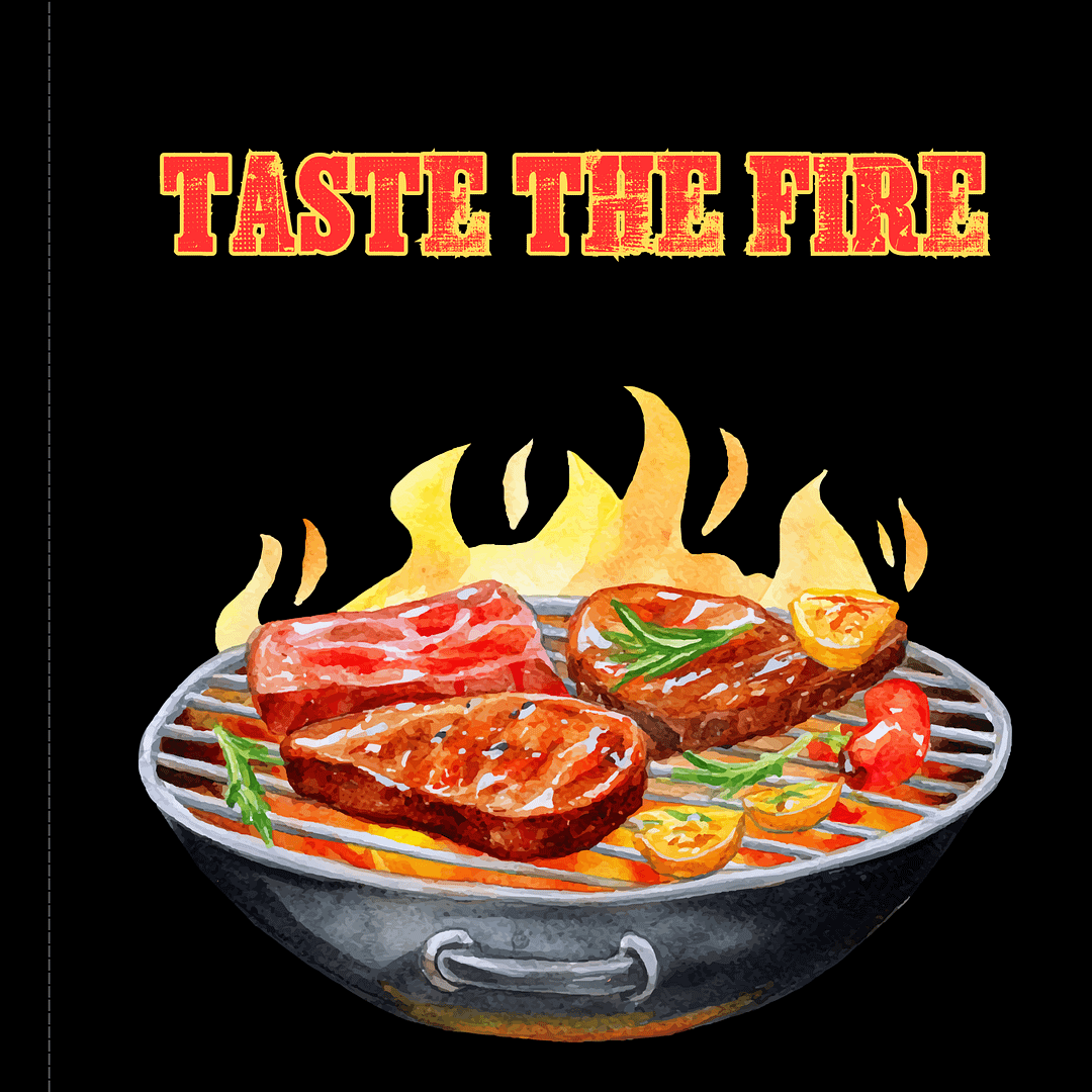 BANDIERE QUADRATE PERSONALIZZATE TASTE THE FIRE NERA BANDIERE QUADRATE PERSONALIZZATE TASTE THE FIRE