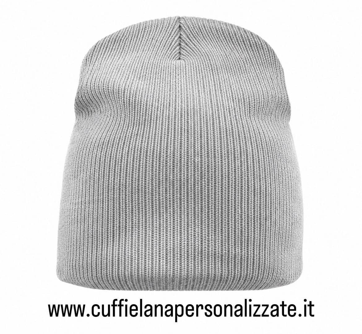 Cuffie maglia unita catalogo grigia