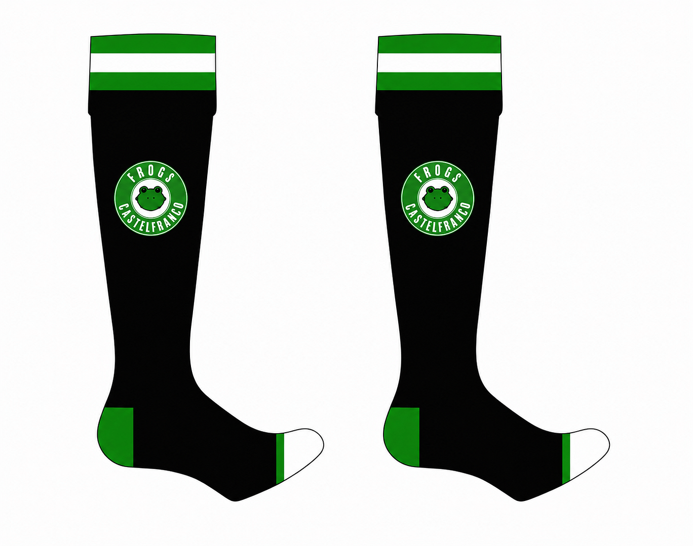 calze da basket nera frogs personalizzata calze da basket nera frogs