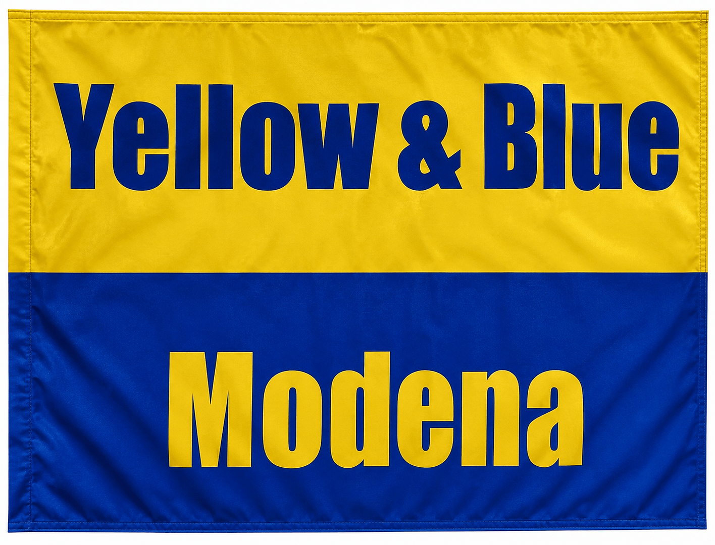 pezza yellow e blue modena personalizzata pezza yellow e blue modena
