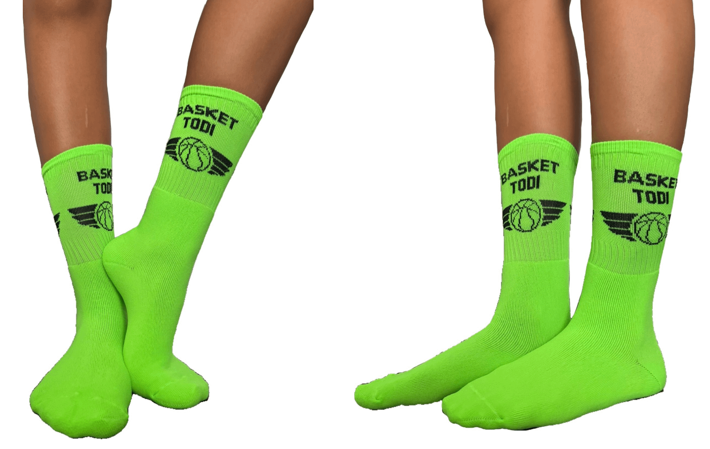 Calze sportive TODI GIALLE FLUO Calze sportive TODI