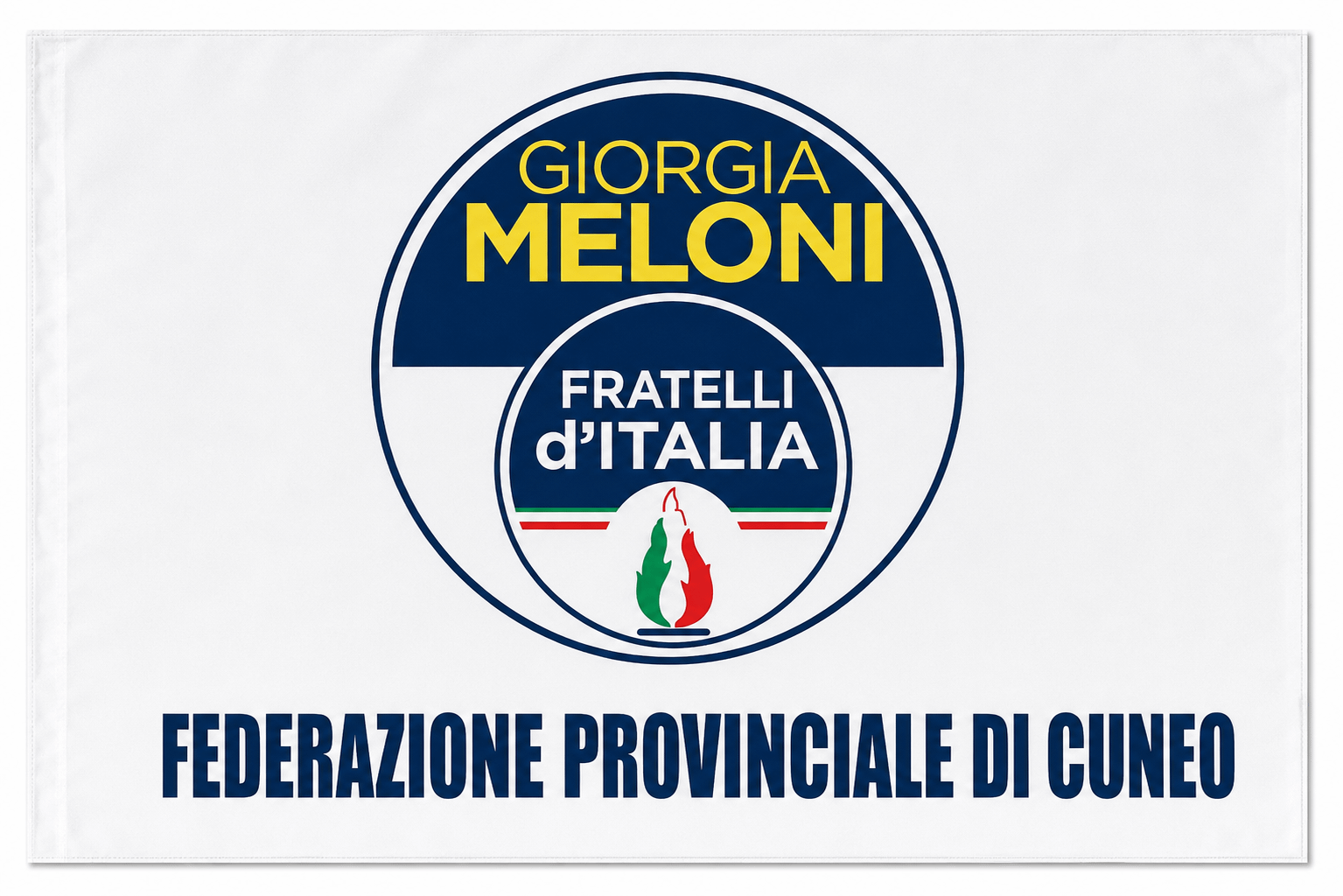 bandiere per partito fratelli d'italia STESA bandiere per partito fratelli d'italia
