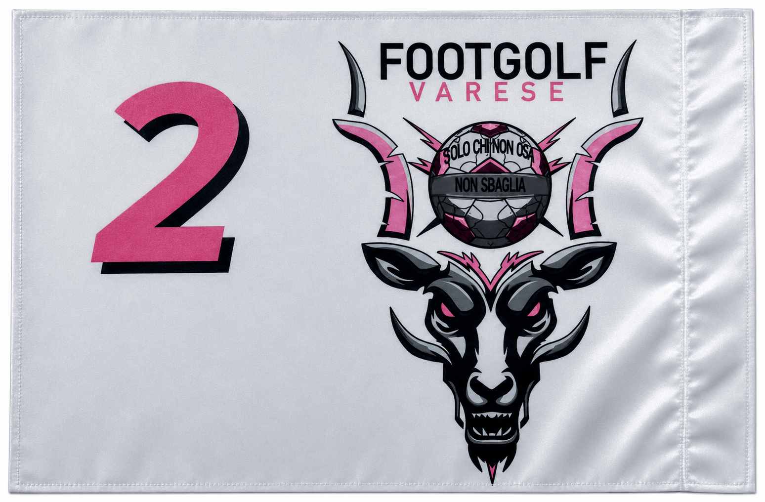 Bandierina Footgolf Varese bianca Bandierina Footgolf Varese