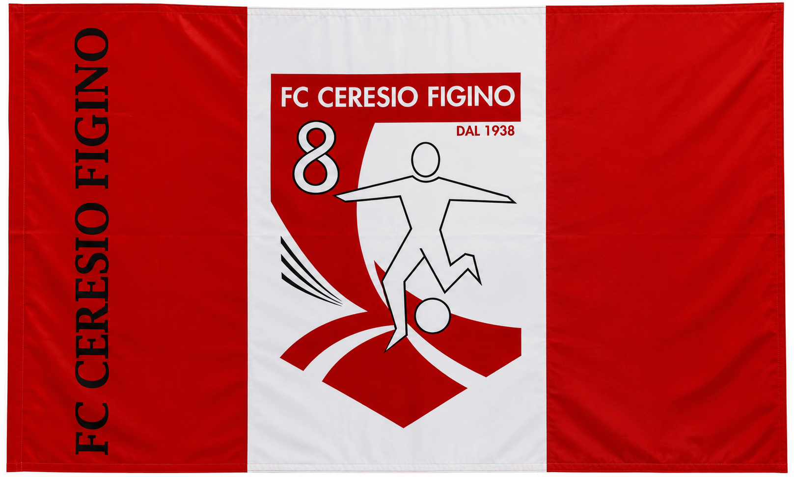 Bandiera per Squadre Calcio Ceresio Figino Personalizzata Bandiera per Squadre Calcio Ceresio Figino
